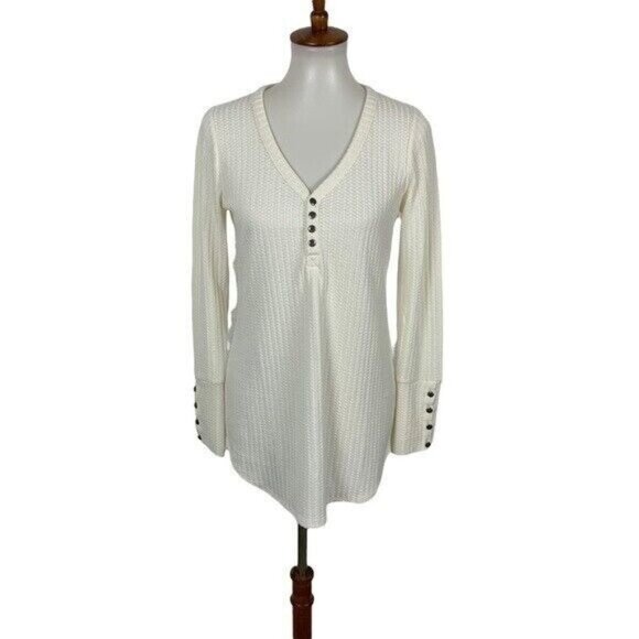 Chaser Thermal Long Sleeve Top White Medium Layering Casual - Picture 1 of 6